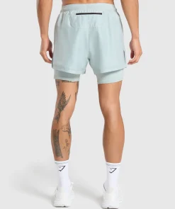 Heren Gymshark Shorts*Running 2 in 1 Shorts