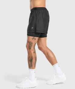 Heren Gymshark Shorts*Running 2 in 1 Shorts