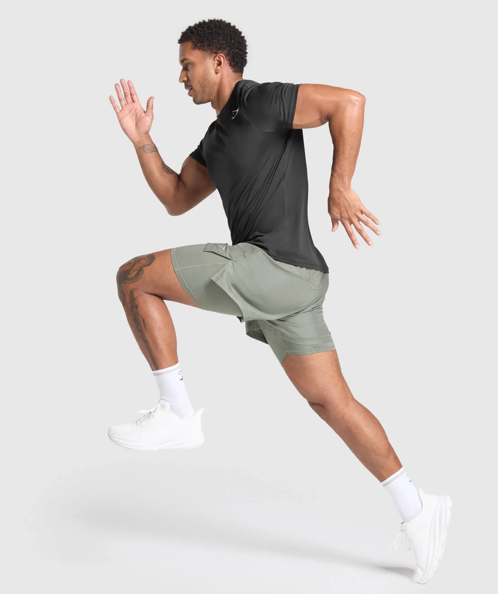 Heren Gymshark Shorts*Running 2 in 1 Shorts