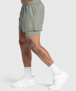 Heren Gymshark Shorts*Running 2 in 1 Shorts
