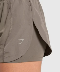 DAMES Gymshark Shorts*Running 2 in 1 Woven Shorts