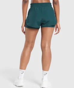 DAMES Gymshark Shorts*Running 2 in 1 Woven Shorts