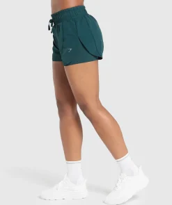 DAMES Gymshark Shorts*Running 2 in 1 Woven Shorts
