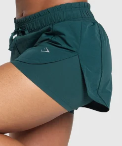 DAMES Gymshark Shorts*Running 2 in 1 Woven Shorts