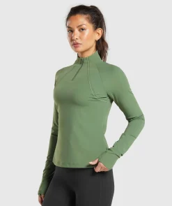 DAMES Gymshark Bedekkende Sportkleding|Hoodies & Truien*Running 1/4 Zip