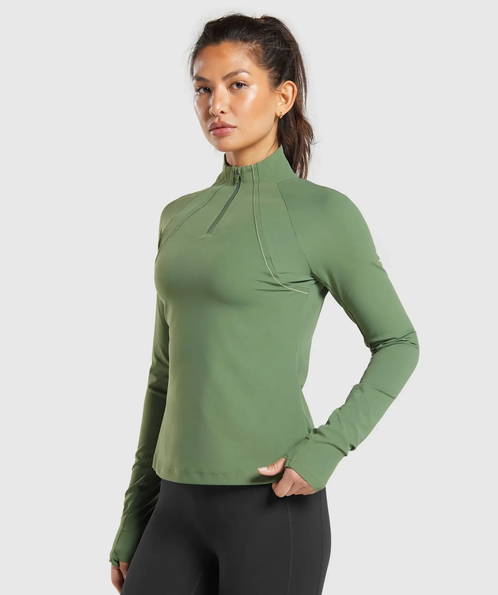 DAMES Gymshark Bedekkende Sportkleding|Hoodies & Truien*Running 1/4 Zip
