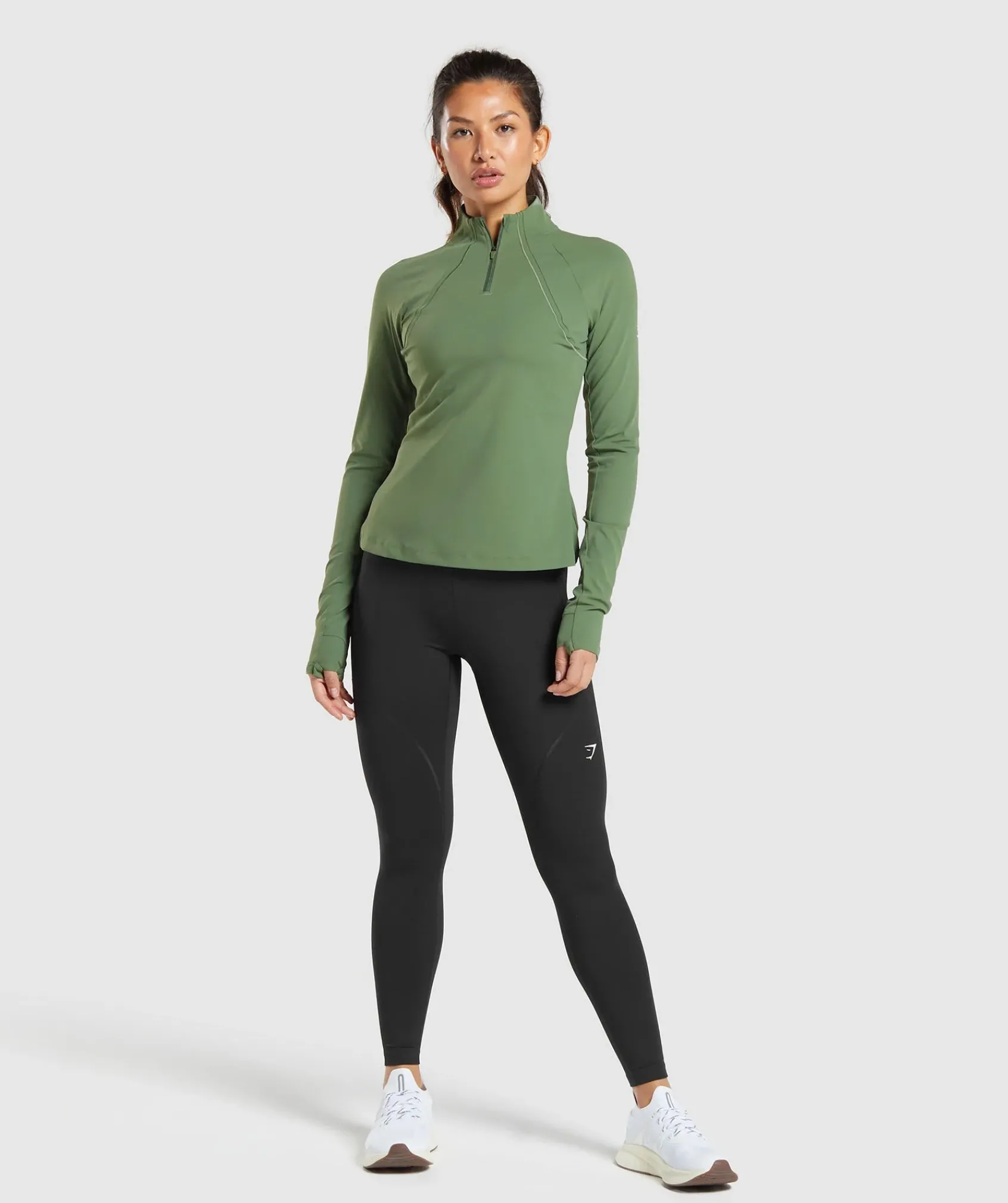 DAMES Gymshark Bedekkende Sportkleding|Hoodies & Truien*Running 1/4 Zip
