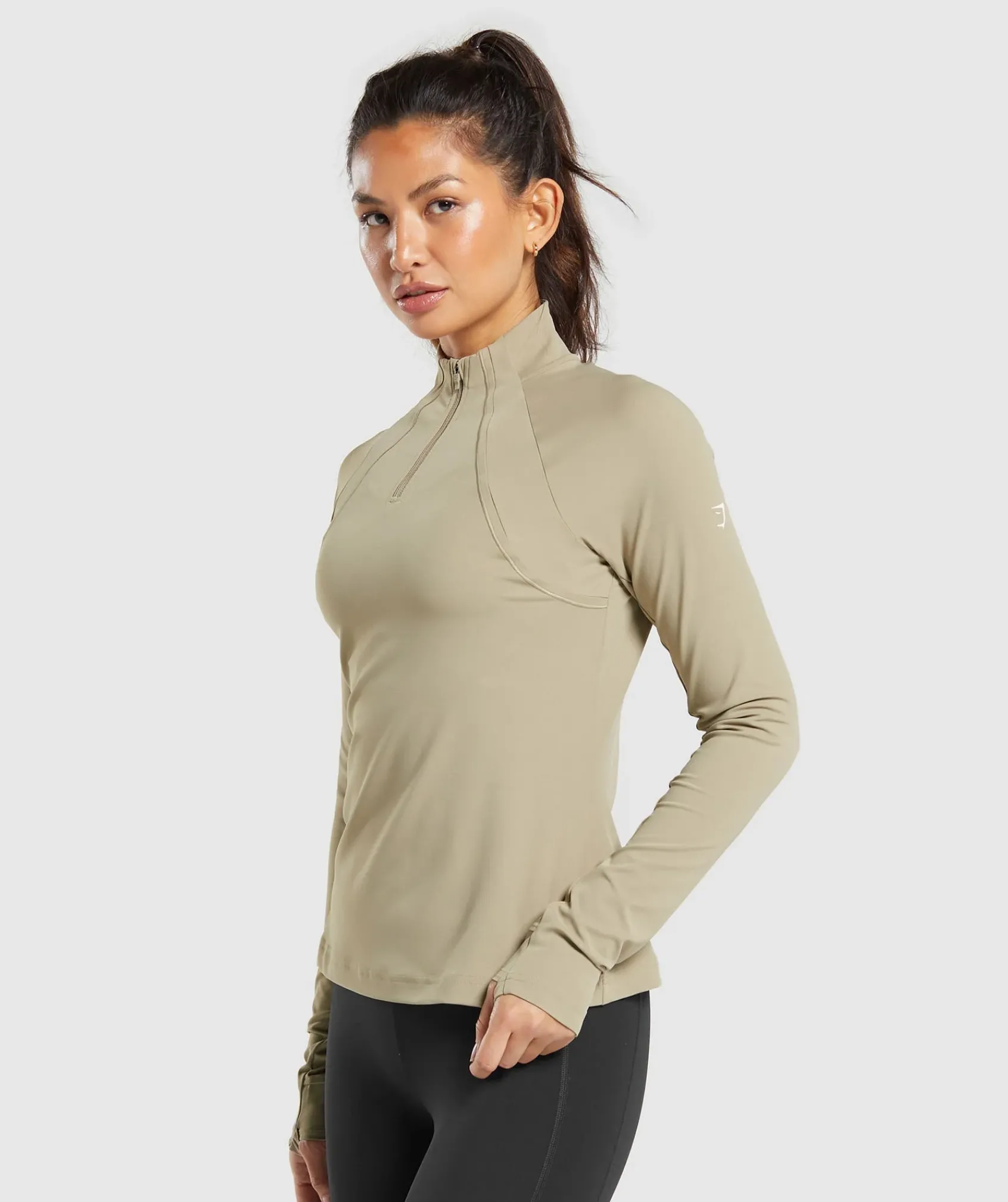 DAMES Gymshark Bedekkende Sportkleding|Sportjacks*Running 1/4 Zip