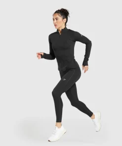 DAMES Gymshark Bedekkende Sportkleding|Sportjacks*Running 1/4 Zip