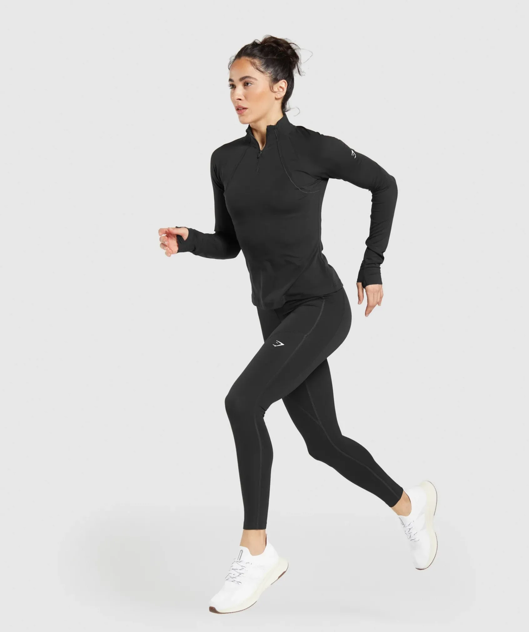 DAMES Gymshark Bedekkende Sportkleding|Sportjacks*Running 1/4 Zip