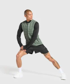 Heren Gymshark Sportjacks|Outerwear*Running Gilet