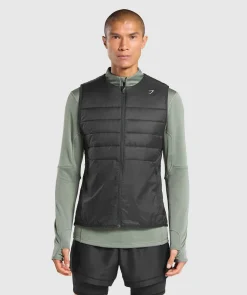 Heren Gymshark Sportjacks|Outerwear*Running Gilet