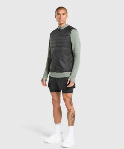 Heren Gymshark Sportjacks|Outerwear*Running Gilet