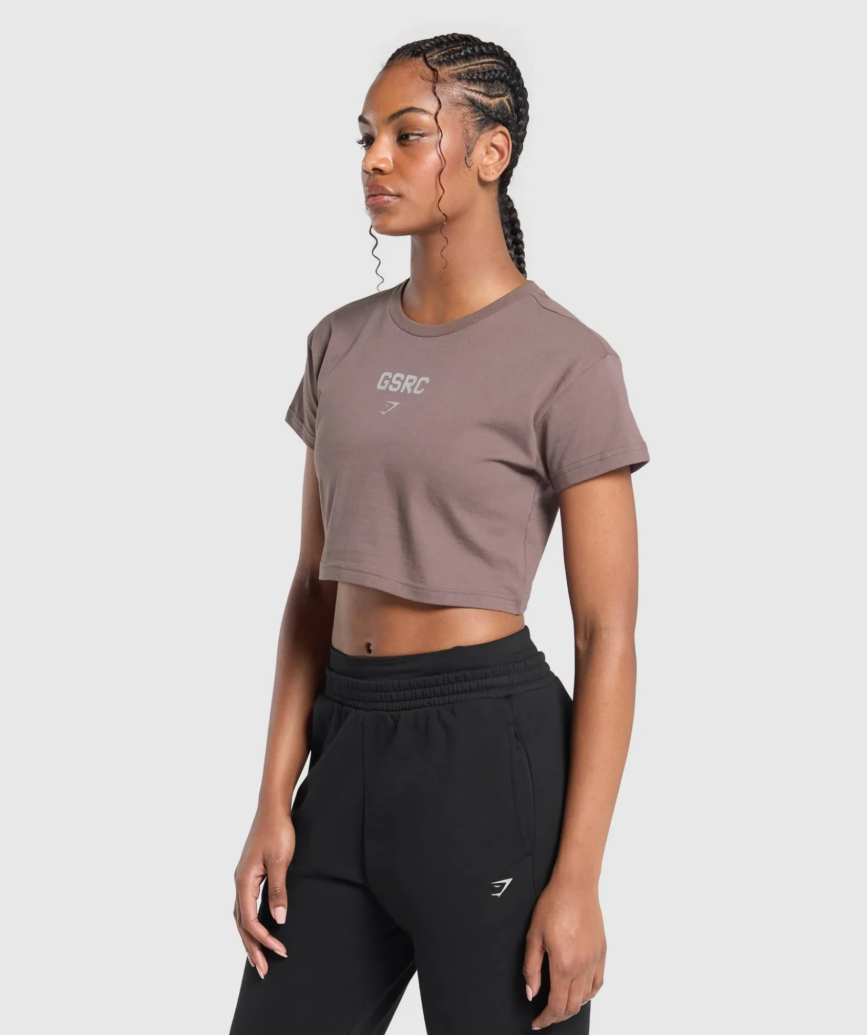 DAMES Gymshark Croptops|T-shirts*Running Graphic Crop Top