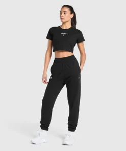 DAMES Gymshark Croptops|T-shirts*Running Graphic Crop Top