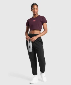 DAMES Gymshark Croptops|T-shirts*Running Graphic Crop Top
