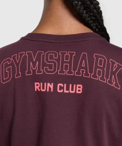 DAMES Gymshark Croptops|T-shirts*Running Graphic Crop Top