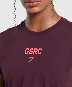 DAMES Gymshark Croptops|T-shirts*Running Graphic Crop Top
