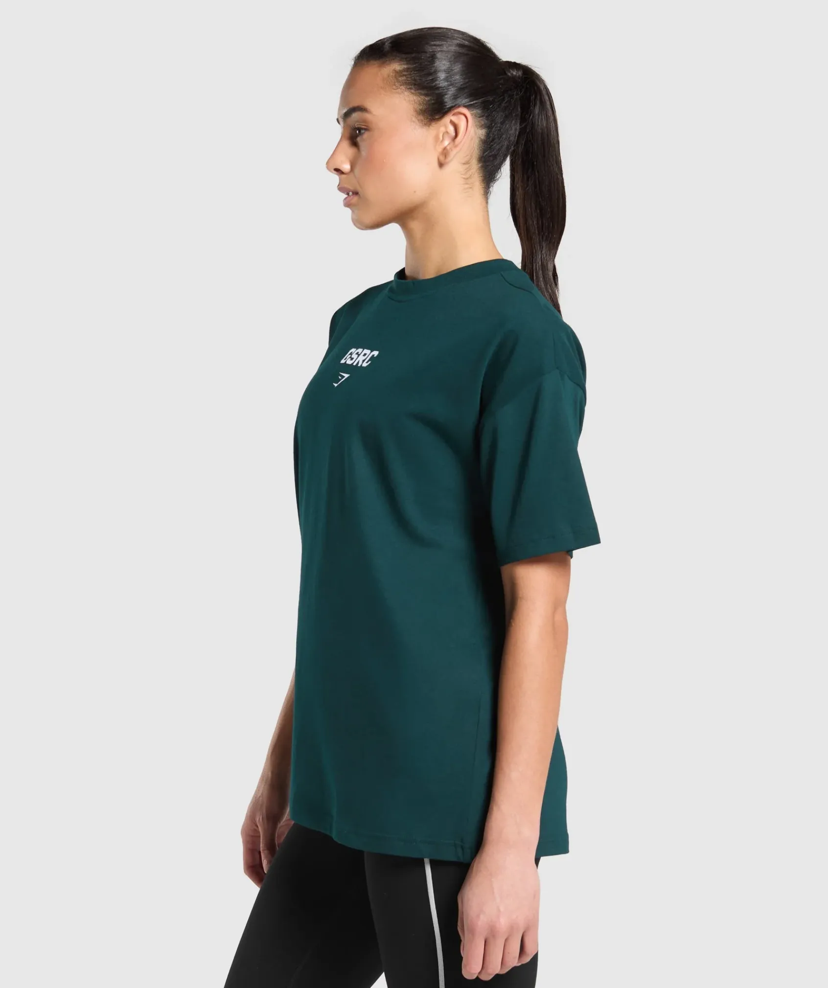 DAMES Gymshark T-shirts*Running Graphic Oversized T-Shirt
