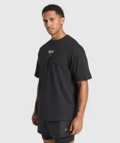Heren Gymshark T-shirts*Running Graphic T-Shirt