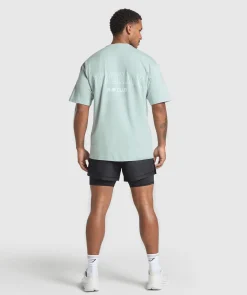 Heren Gymshark T-shirts*Running Graphic T-Shirt