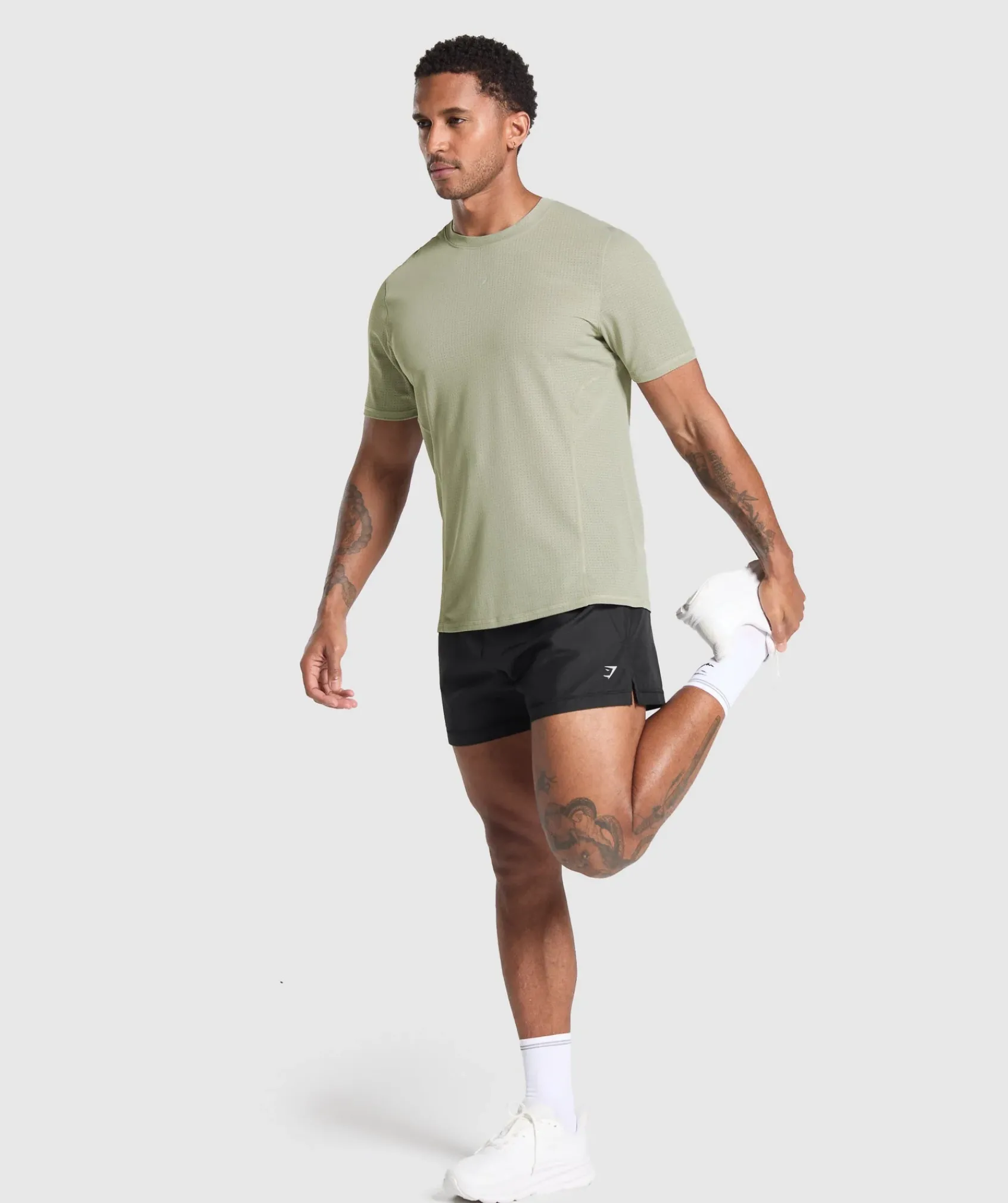 Heren Gymshark T-shirts*Running T Shirt