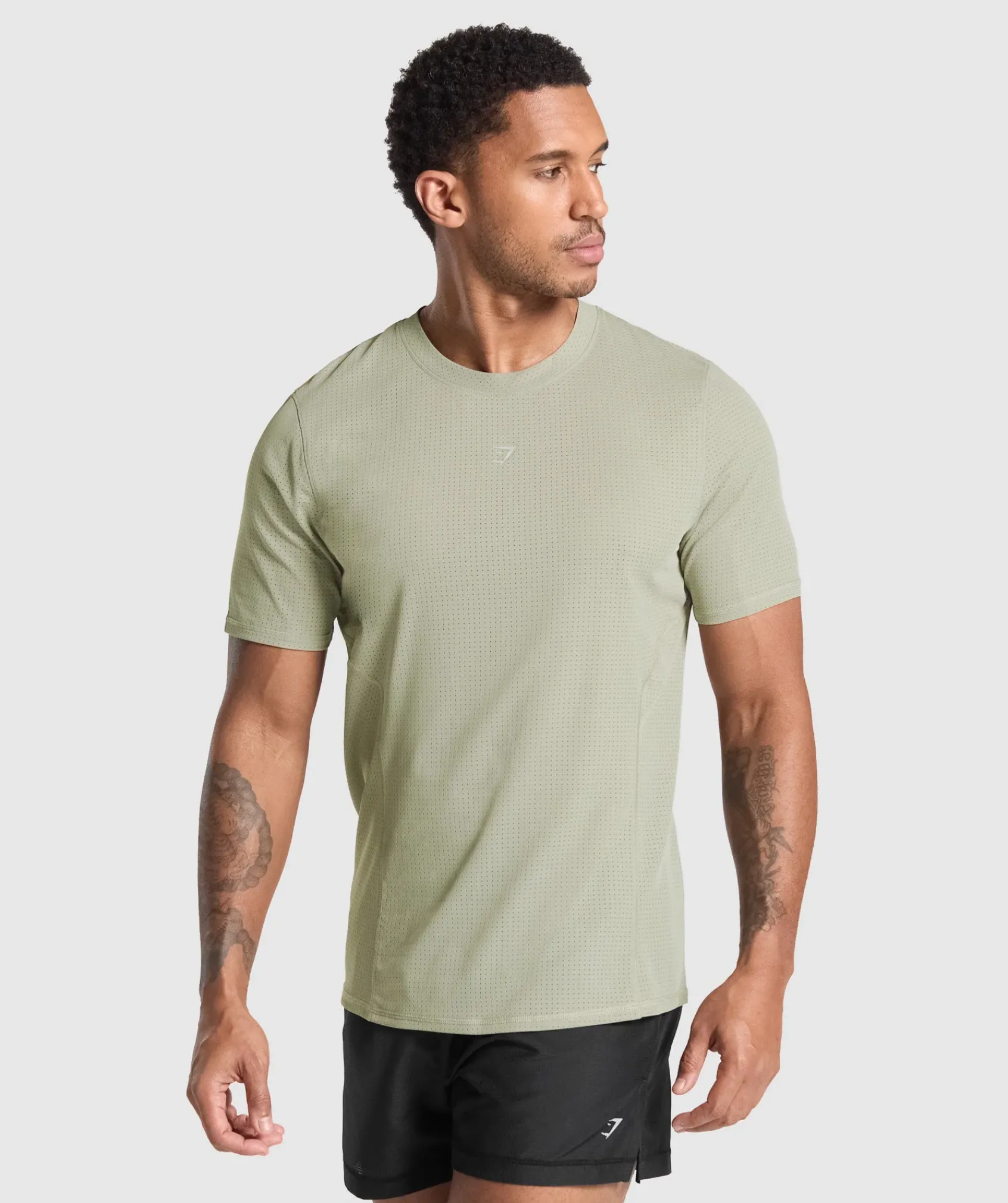 Heren Gymshark T-shirts*Running T Shirt