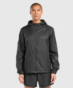 Heren Gymshark Sportjacks|Outerwear*Running Windbreaker