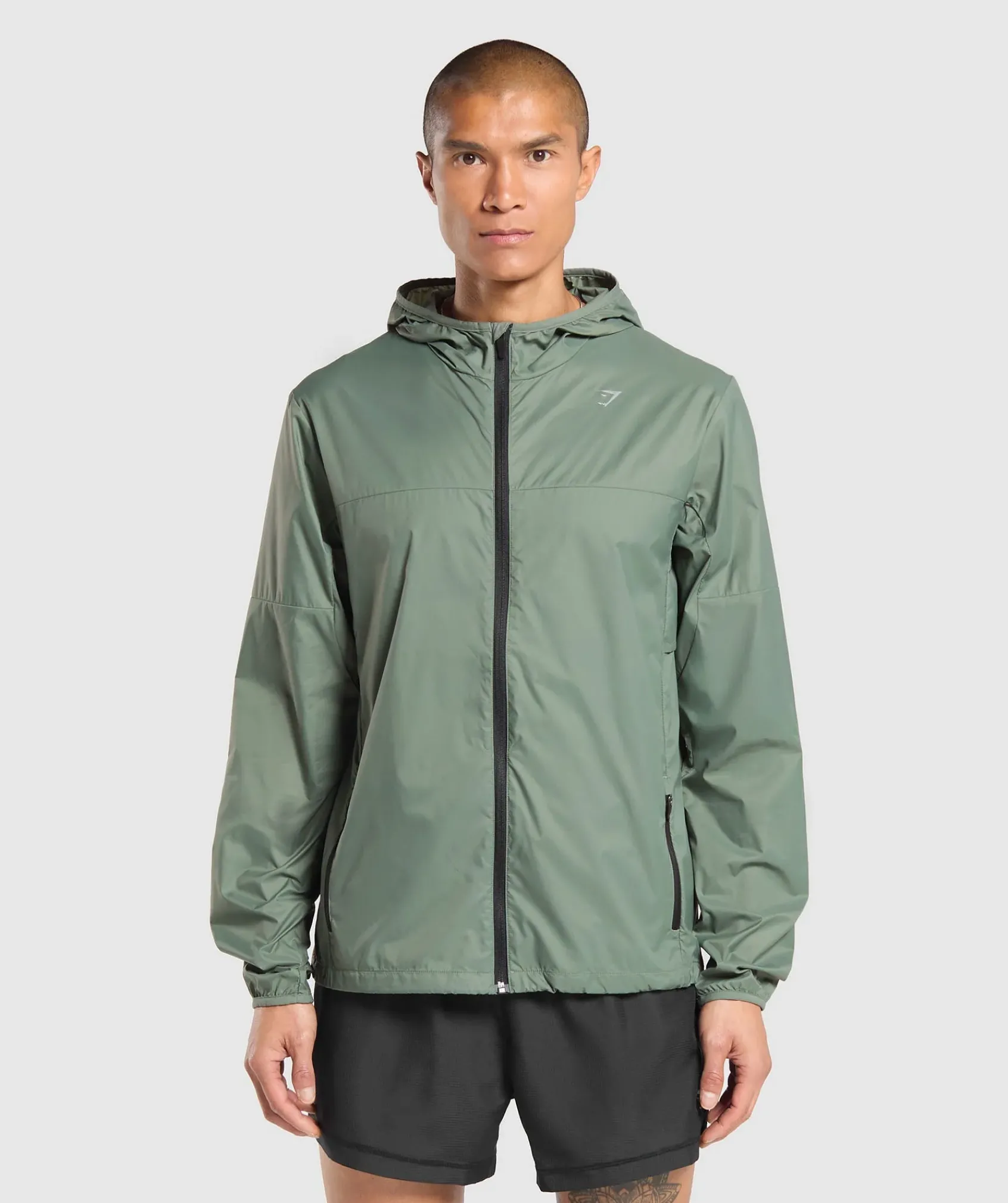 Heren Gymshark Sportjacks|Outerwear*Running Windbreaker