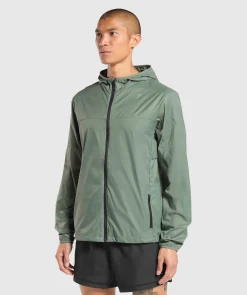 Heren Gymshark Sportjacks|Outerwear*Running Windbreaker