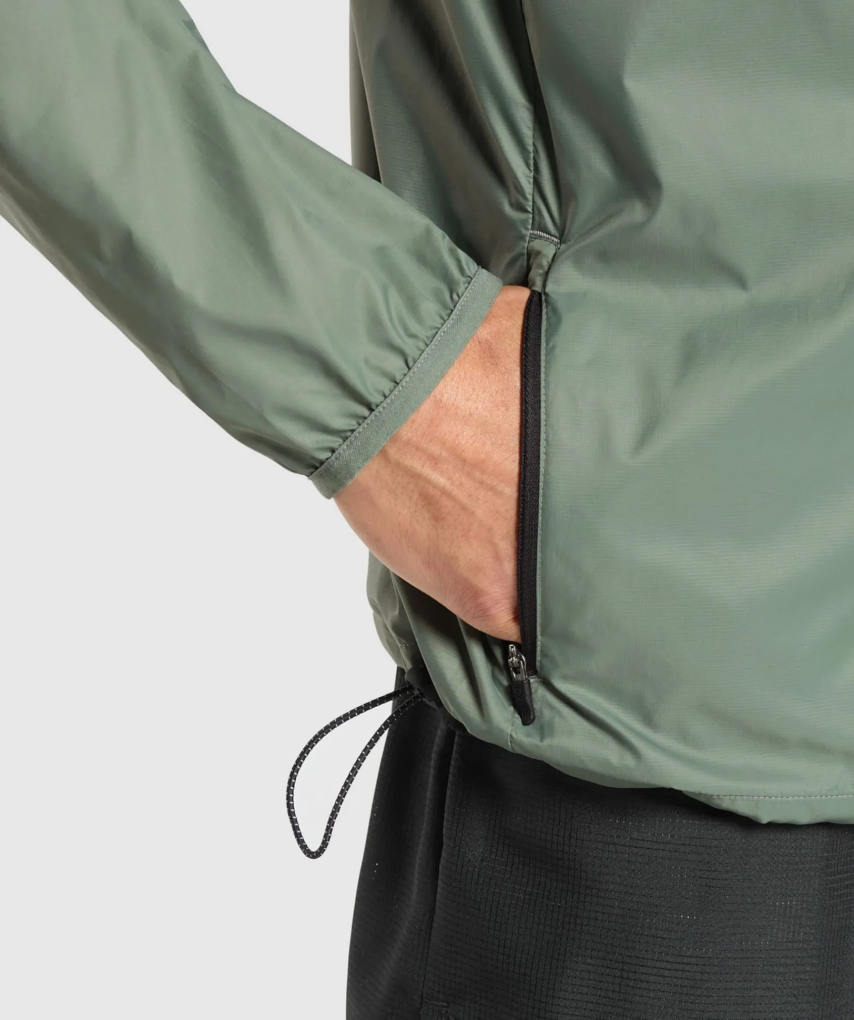 Heren Gymshark Sportjacks|Outerwear*Running Windbreaker