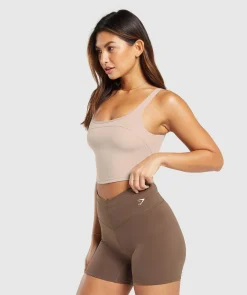 DAMES Gymshark Croptops|Tanktops*Scoop Back Crop Tank