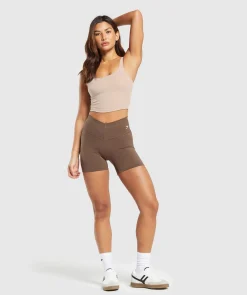 DAMES Gymshark Croptops|Tanktops*Scoop Back Crop Tank