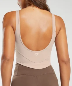 DAMES Gymshark Croptops|Tanktops*Scoop Back Crop Tank