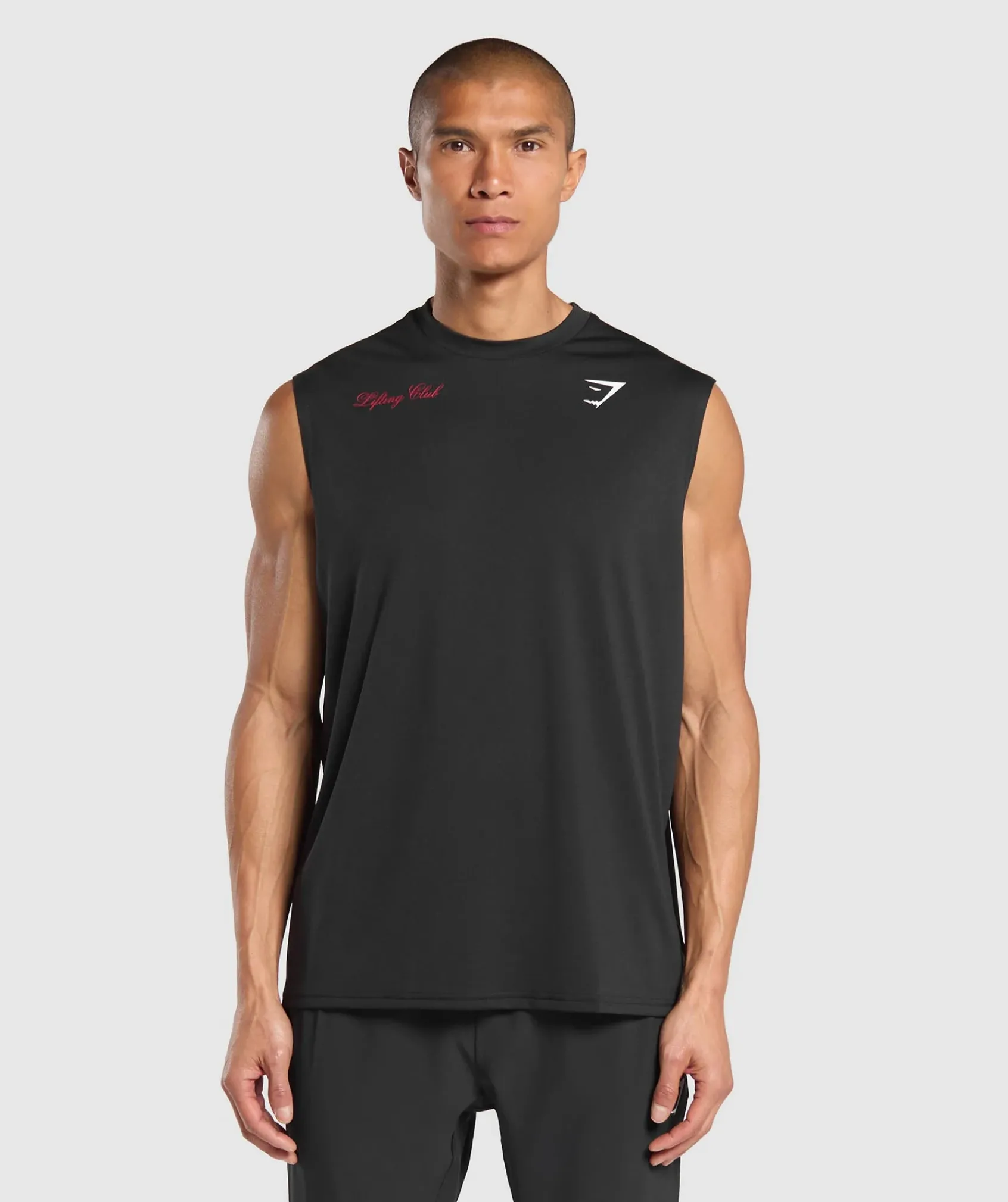 Heren Gymshark Tanktops|T-shirts*Script Graphic Cut Off Tank