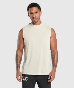 Heren Gymshark Tanktops|T-shirts*Script Graphic Cut Off Tank