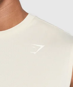 Heren Gymshark Tanktops|T-shirts*Script Graphic Cut Off Tank