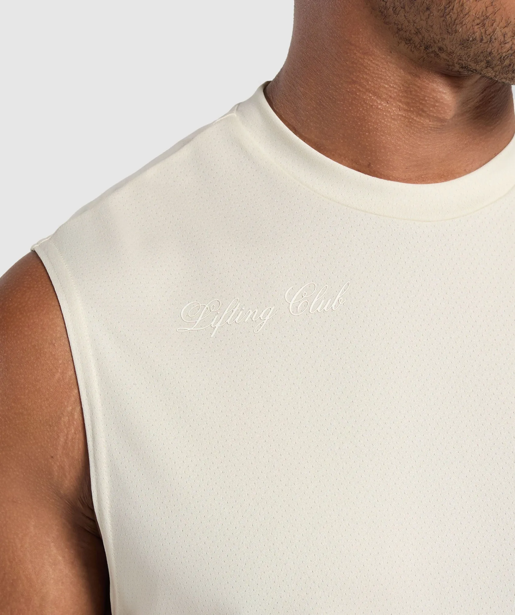 Heren Gymshark Tanktops|T-shirts*Script Graphic Cut Off Tank