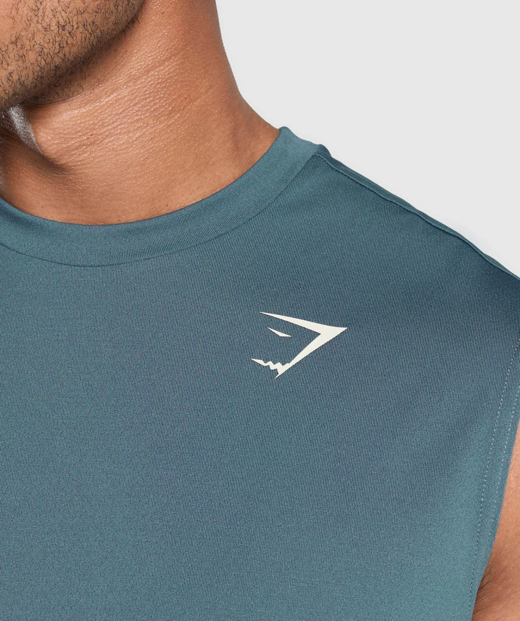 Heren Gymshark T-shirts|Tanktops*Script Graphic Cut Off Tank
