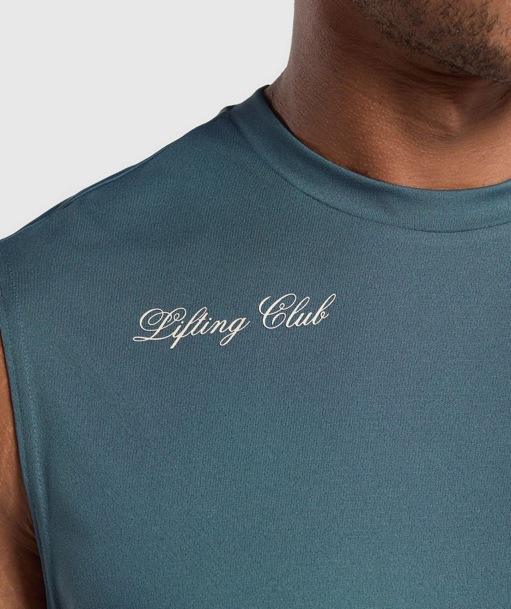 Heren Gymshark T-shirts|Tanktops*Script Graphic Cut Off Tank