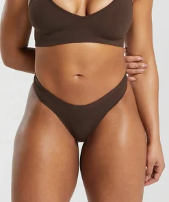 DAMES Gymshark Ondergoed|Dames Ondergoed*Seamless Dipped Front Thong