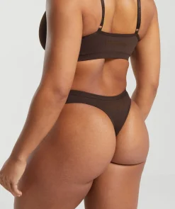 DAMES Gymshark Ondergoed|Dames Ondergoed*Seamless Dipped Front Thong