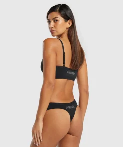 DAMES Gymshark Ondergoed|Dames Ondergoed*Seamless Dipped Front Thong