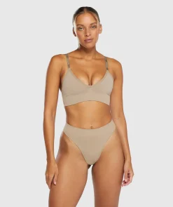 DAMES Gymshark Ondergoed|Dames Ondergoed*Seamless High Leg Thong