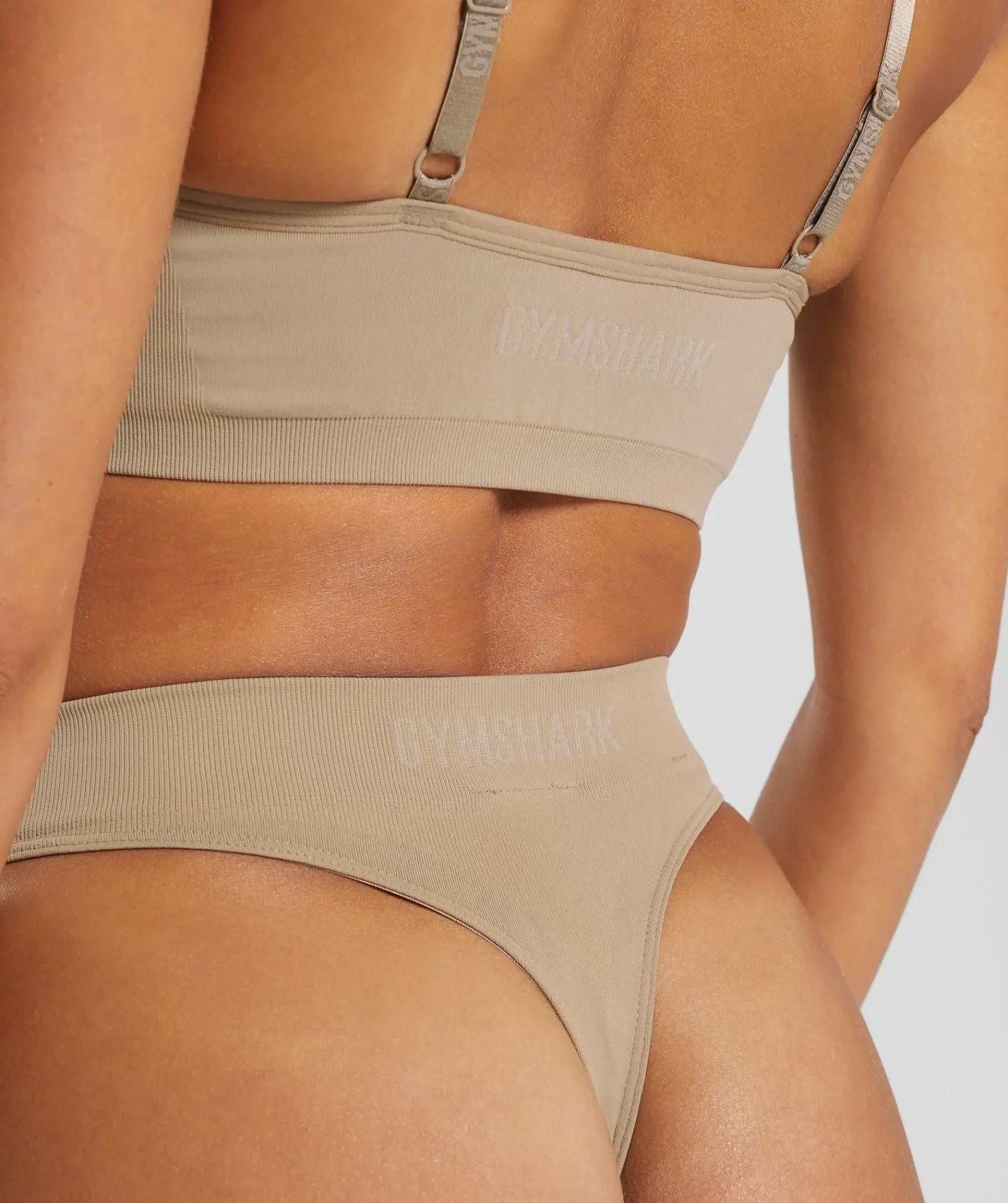 DAMES Gymshark Ondergoed|Dames Ondergoed*Seamless High Leg Thong