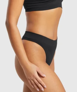 DAMES Gymshark Ondergoed|Dames Ondergoed*Seamless High Leg Thong