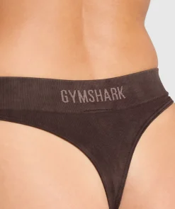 DAMES Gymshark Ondergoed|Dames Ondergoed*Seamless High Leg Thong