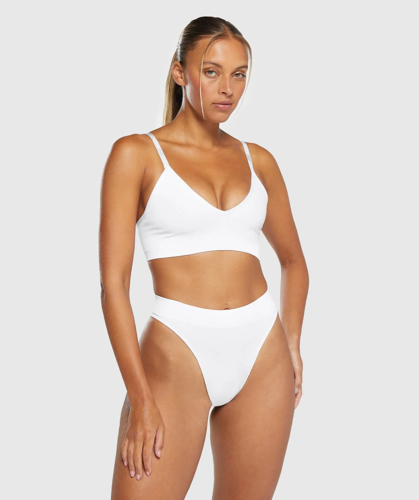 DAMES Gymshark Ondergoed|Dames Ondergoed*Seamless High Leg Thong
