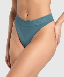 DAMES Gymshark Ondergoed|Dames Ondergoed*Seamless High Leg Thong