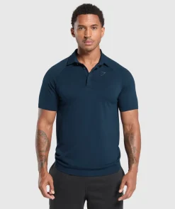 Heren Gymshark T-shirts*Seamless Polo Shirt